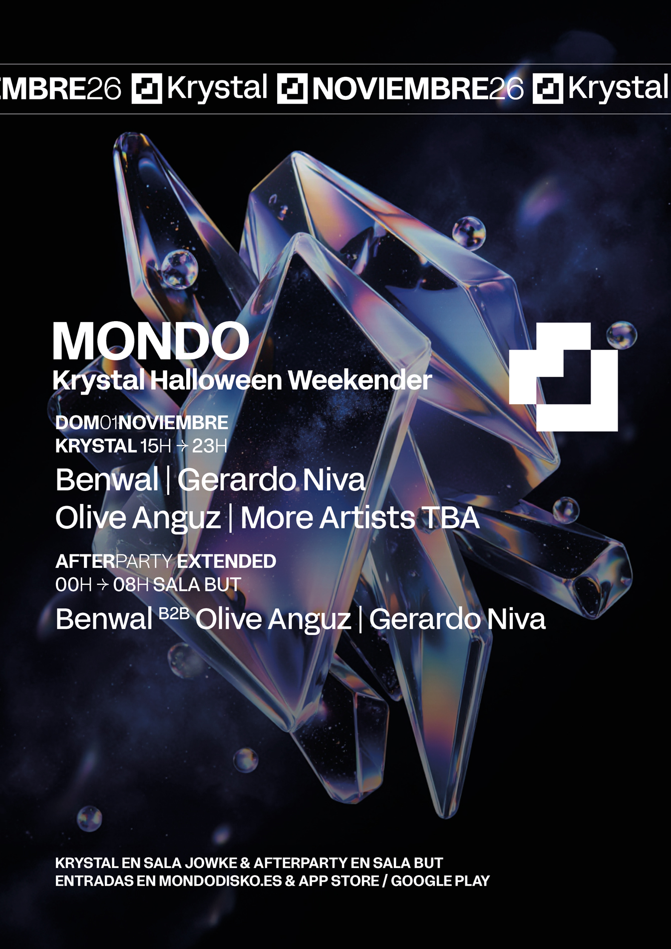  Mondo KRYSTAL: Benwal / Gerardo Niva / Olive Anguz / More Artist TBA