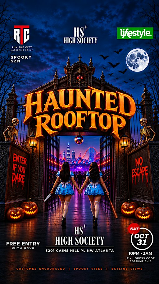 HAUNTED ROOFTOP | HIGH SOCIETY HALLOWEEN WEEKND