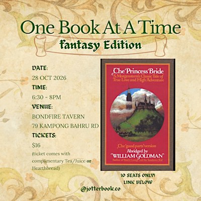 One Book At A Time - Fantasy Ed. - The Princess Bride