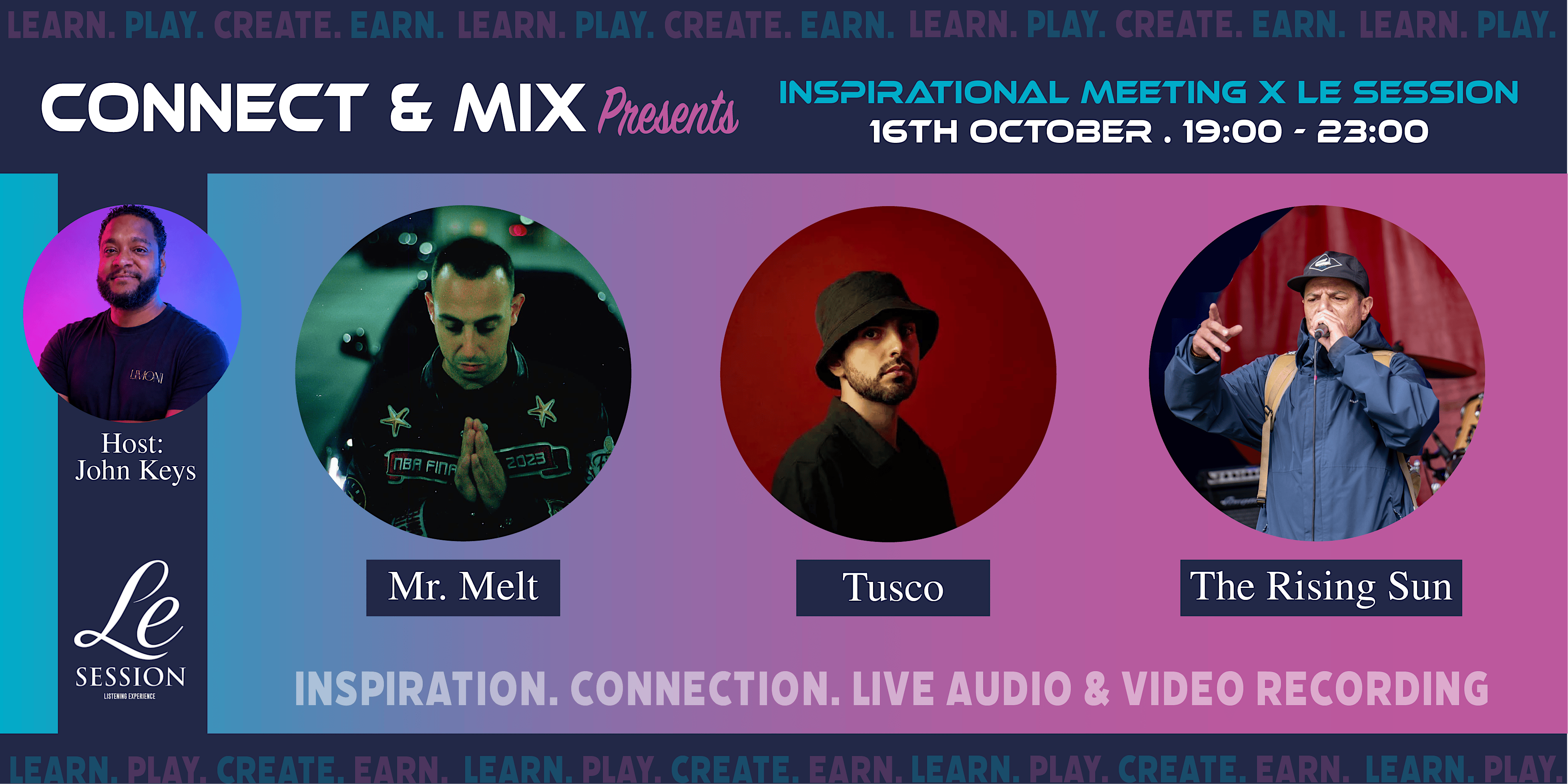 Inspirational meeting x Le Session | Connect & Mix