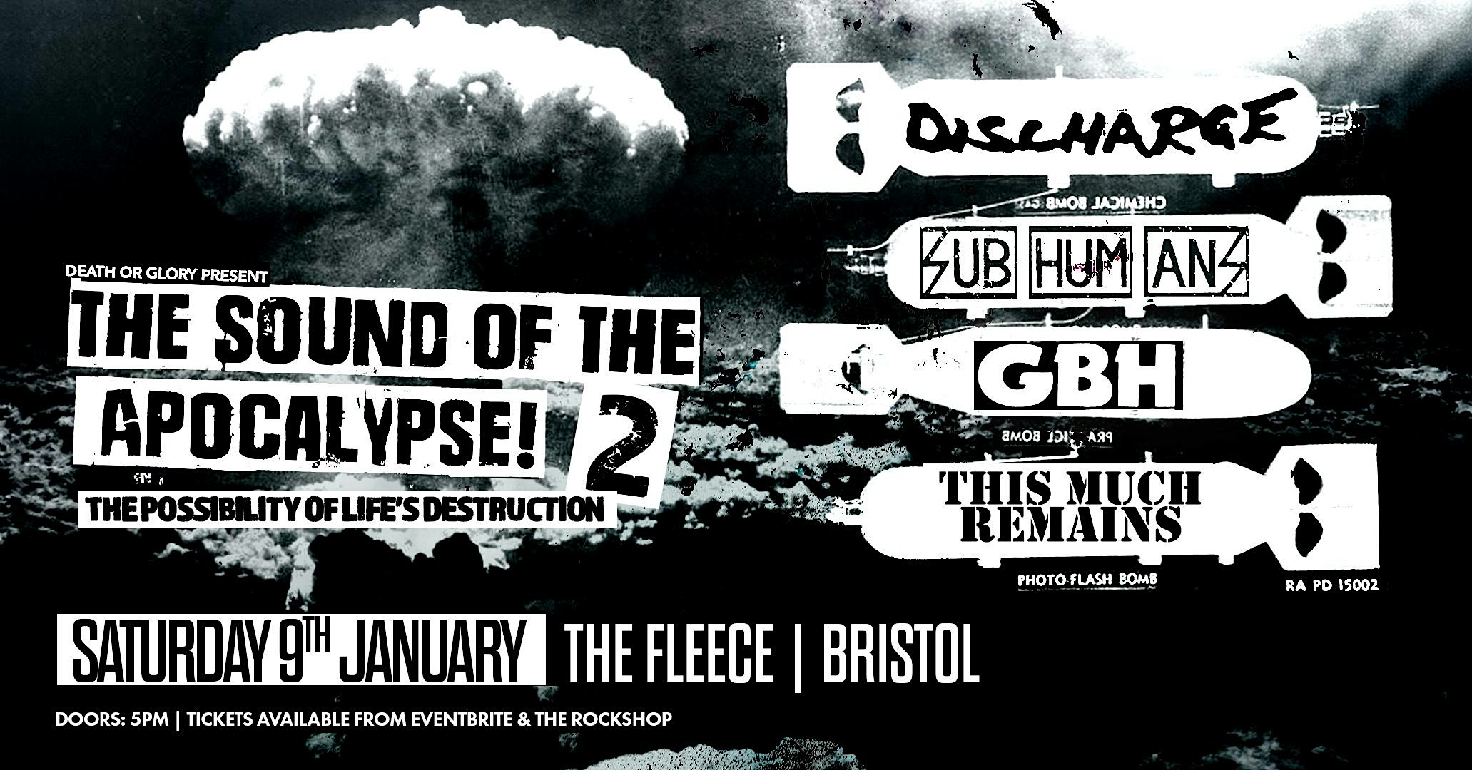 The Sound Of The Apocalypse 2 Ft Discharge/GBH/Subhumans/This Much Remains