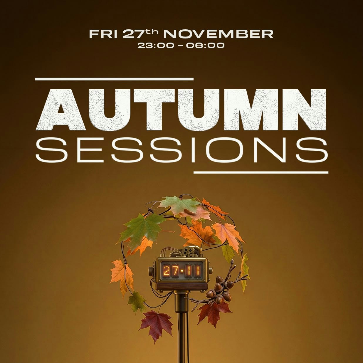 Autumn Sessions / Tech House, Deep House Free Tix