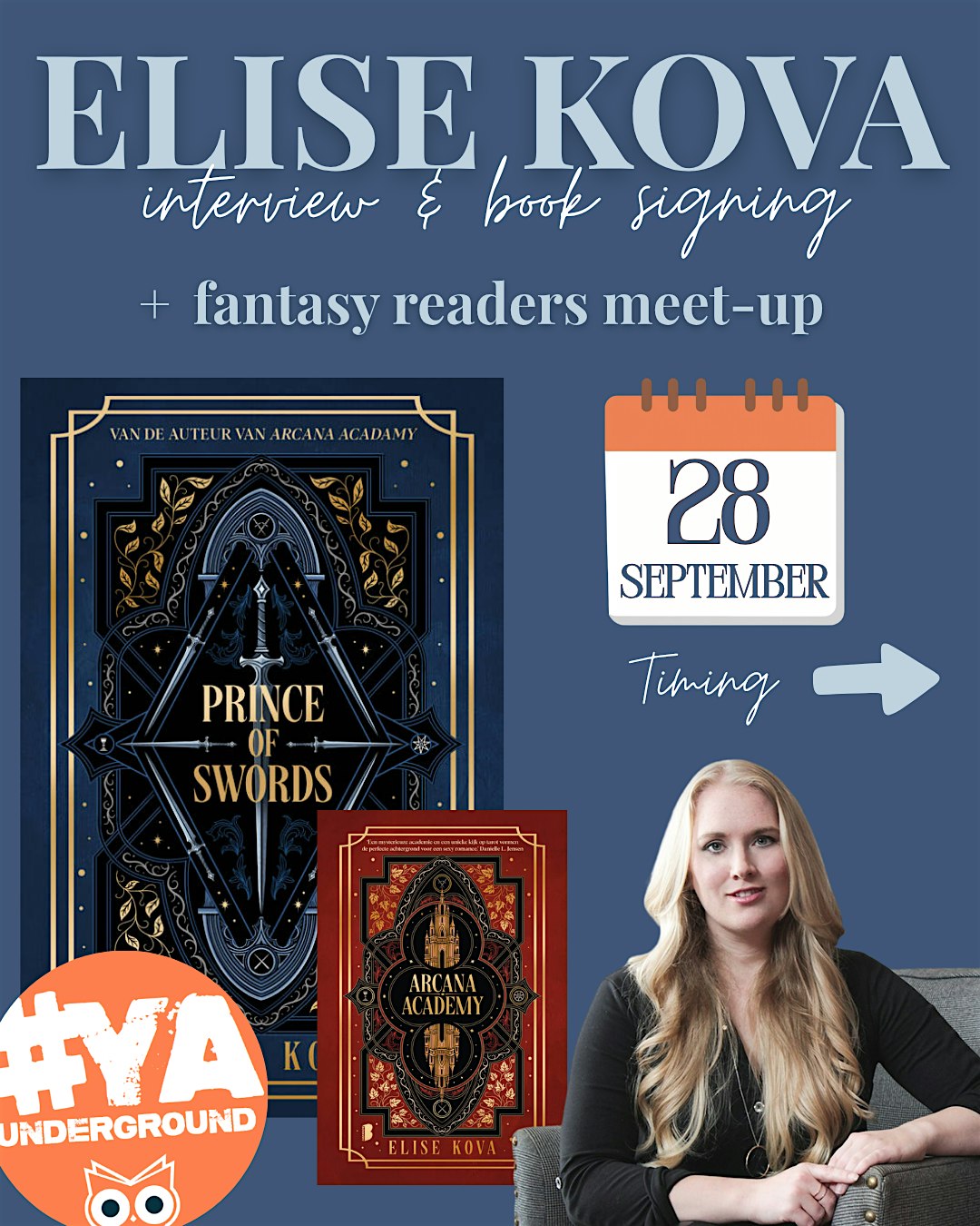 Elise Kova interview & book signing