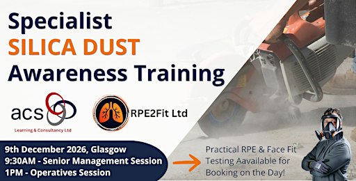 Specialist  Silica Dust Awareness Training