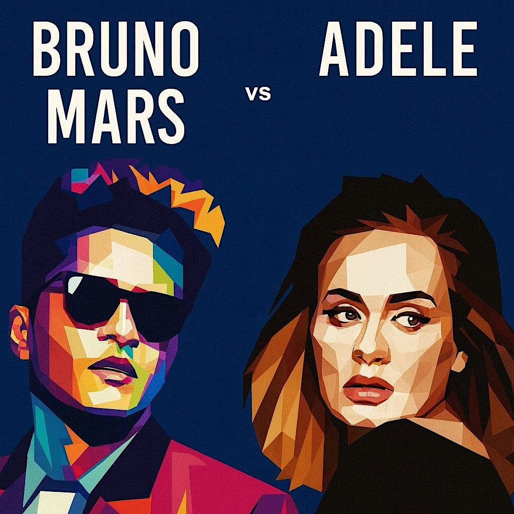 Adele vs. Bruno Mars Tribute and Dinner Show