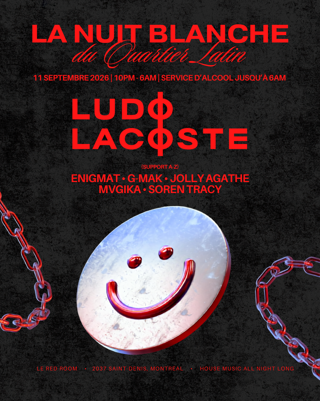 LA NUIT BLANCHE [until 6am]