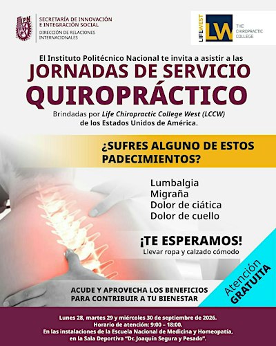 Jornada de Servicio Quiropráctico