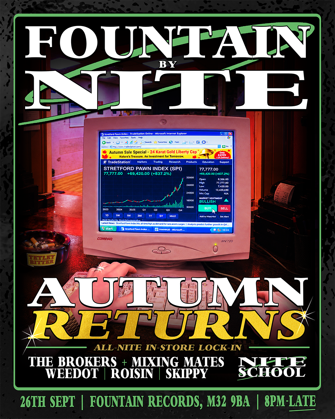 Nite School // Fountain by Nite: Autumn Returns with The Brokers + Mixing Mates