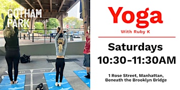 Yoga with Ruby at Gotham Park