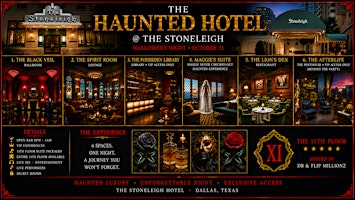 THE HAUNTED HOTEL @ THE STONELEIGH (OPEN BAR)