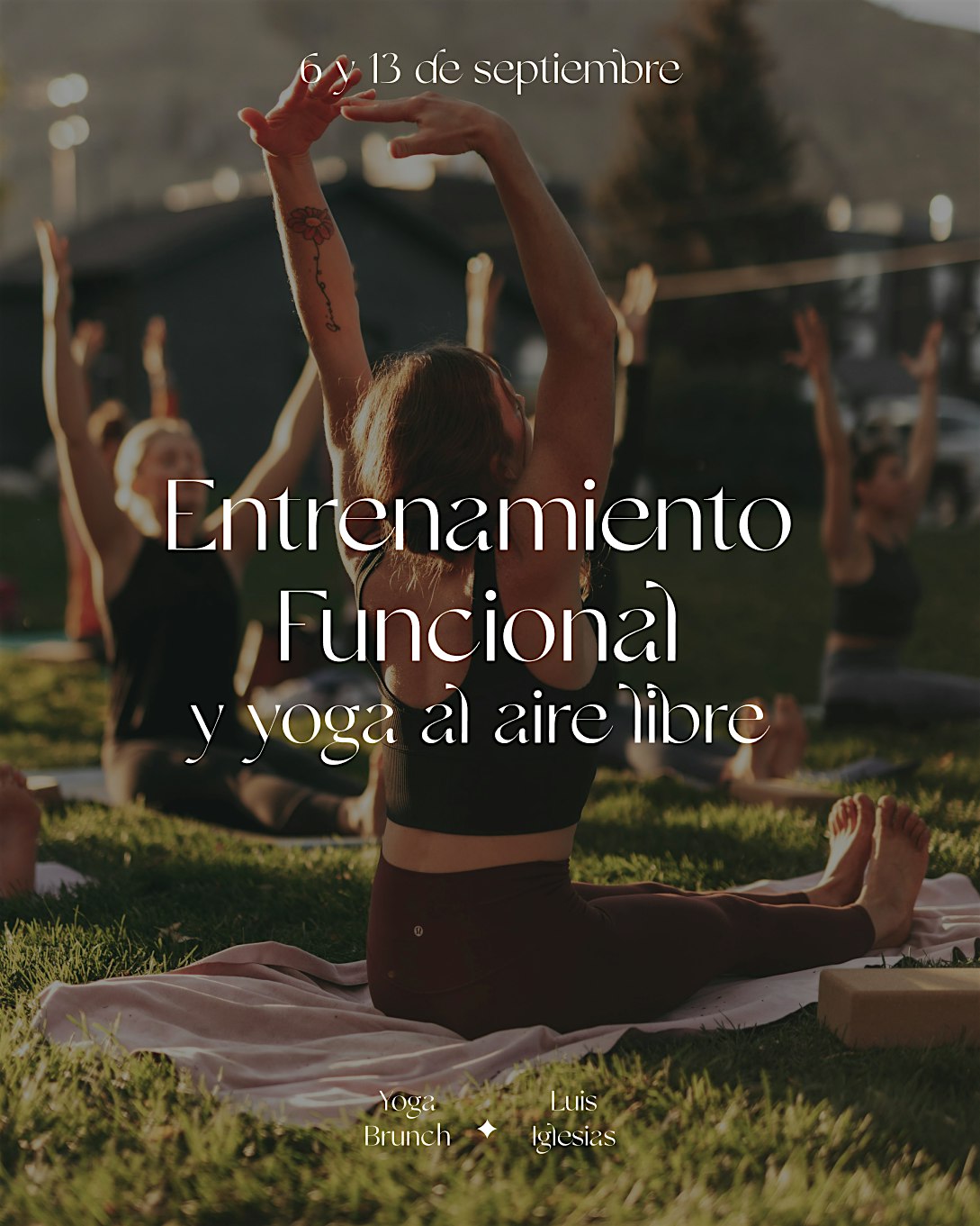 Yoga al aire libre y entrenamiento funcional