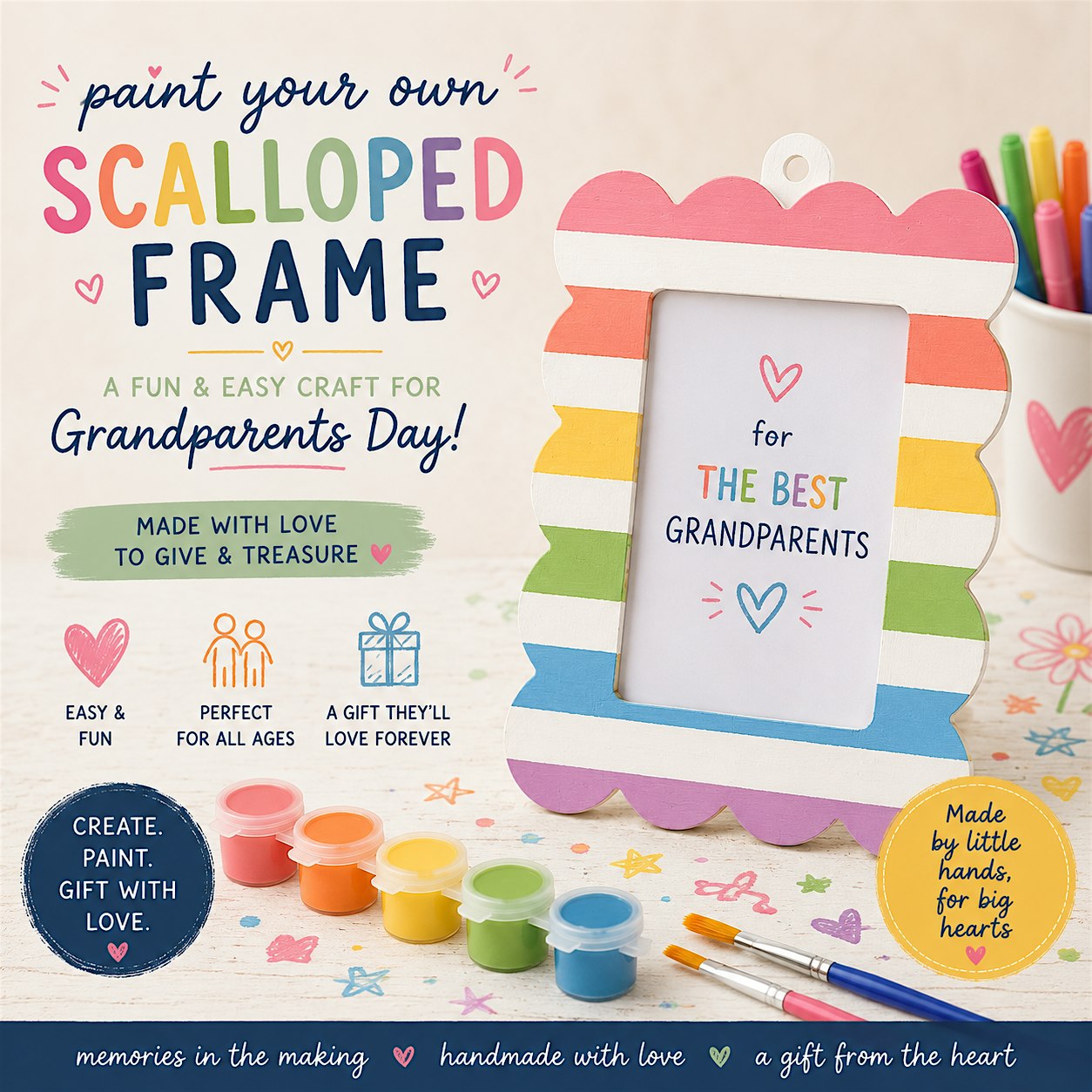Grand in Love - Grandparents Day Photos and Crafts