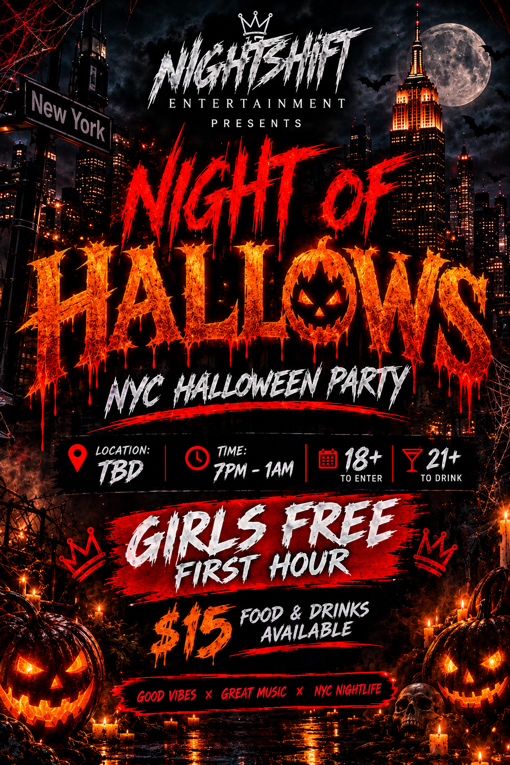 NIGHT OF HALLOWS | HALLOWEEN PARTY