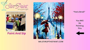 Seattle Paint and Sip, Paint Party, Paint Night  With Stir Up The Paint