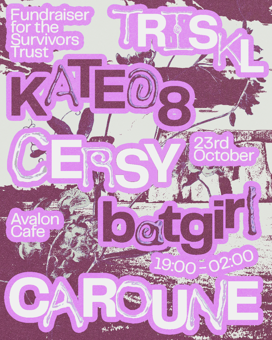Triskl Fundraiser for The Survivors Trust w/ Kate08, Cersy, batgirl & Caroune