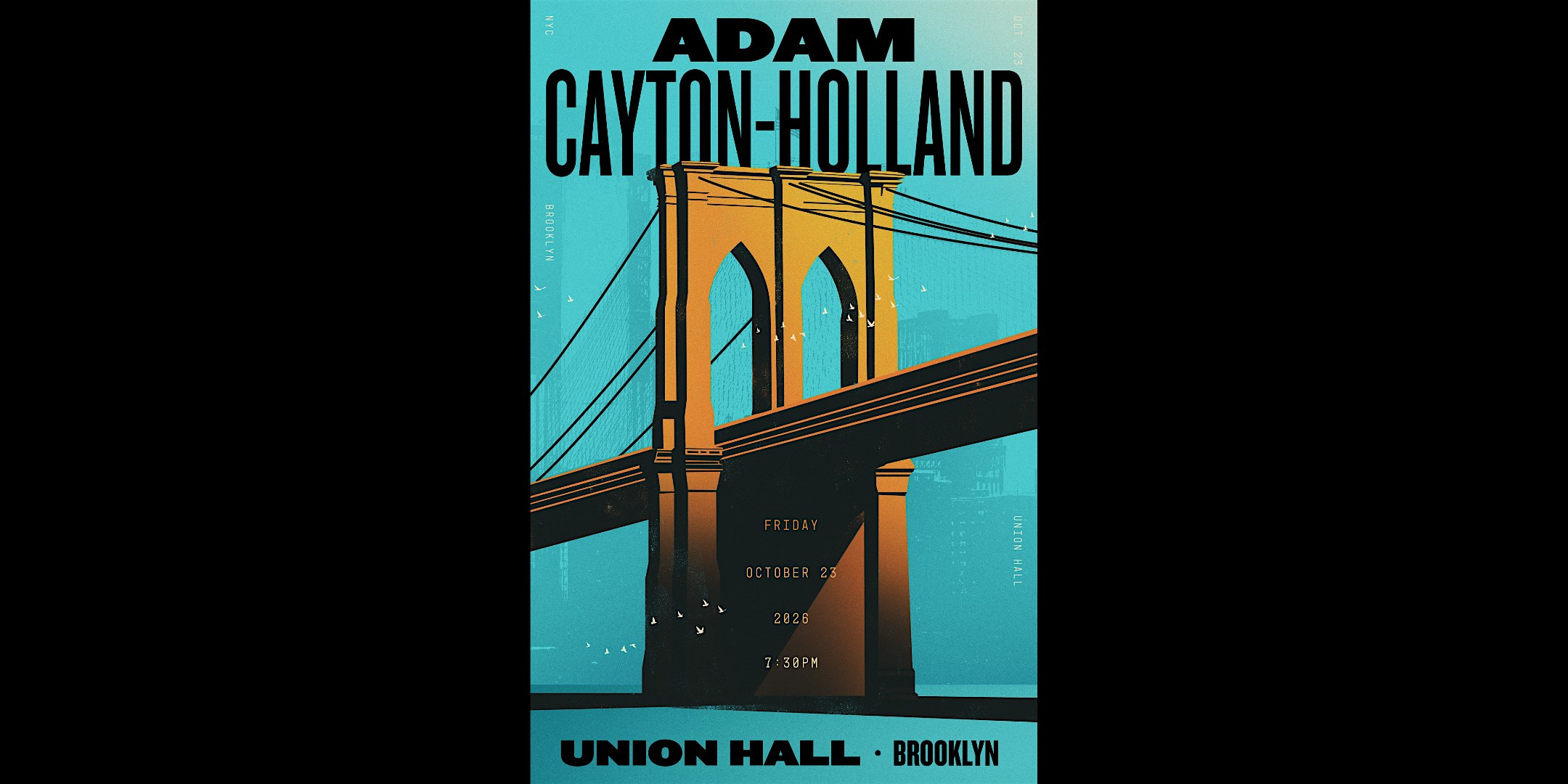 Adam Cayton-Holland Stares Wistfully Toward the Horizon