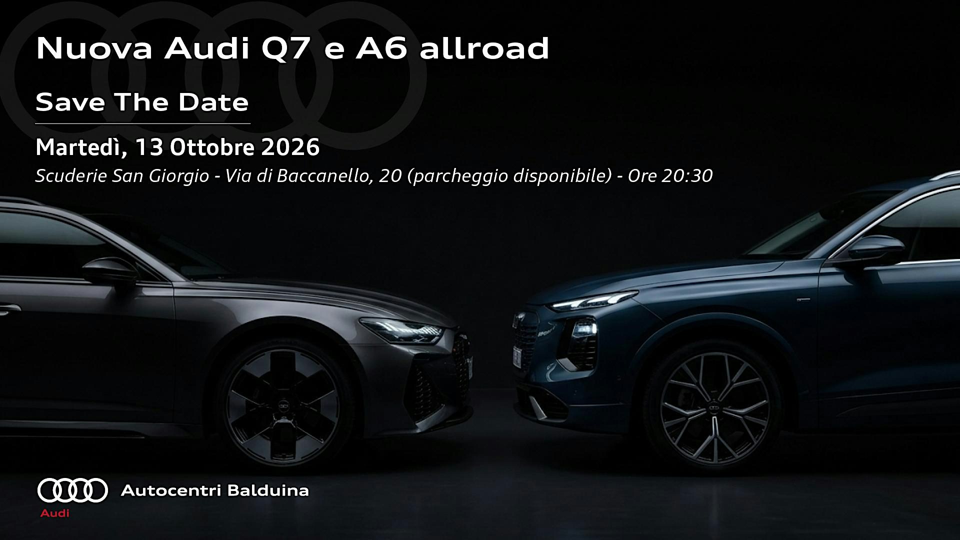 Evento Nuova Audi Q7 e Nuova Audi A6 allroad