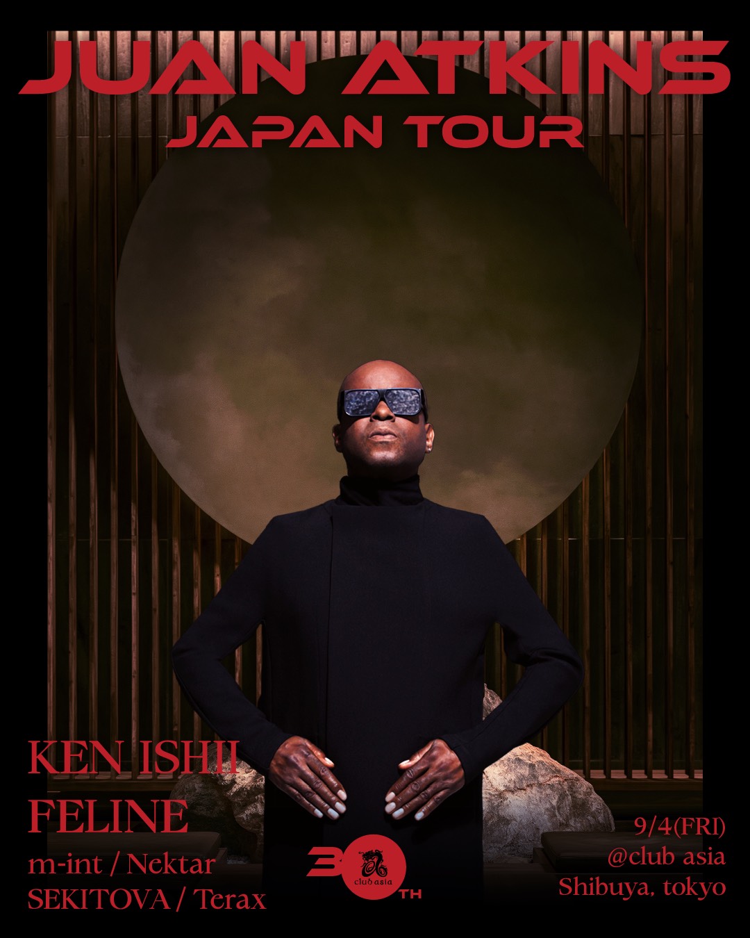 Juan Atkins -JAPAN TOUR- at club asia