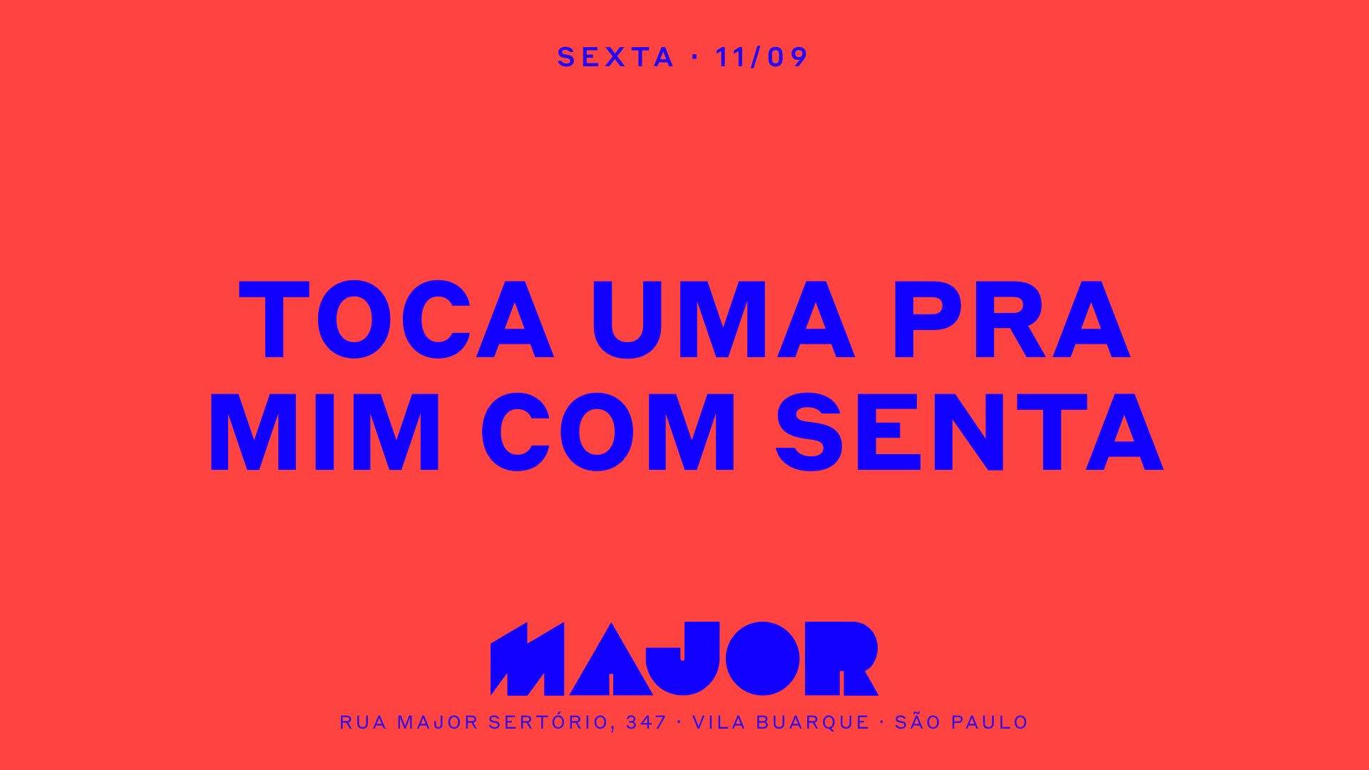 Major recebe TOCA UMA PRA MIM com Senta