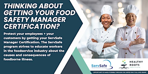 ServSafe Certification: September In-Person Sessions