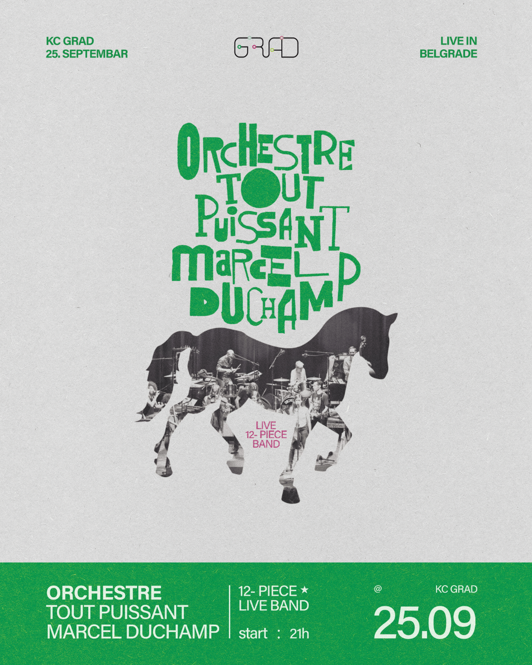ORCHESTRE TOUT PUISSANT MARCEL DUCHAMP live