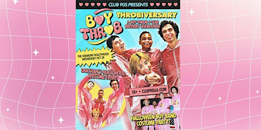 Club 90s presents : BOY THROB Throbiversary