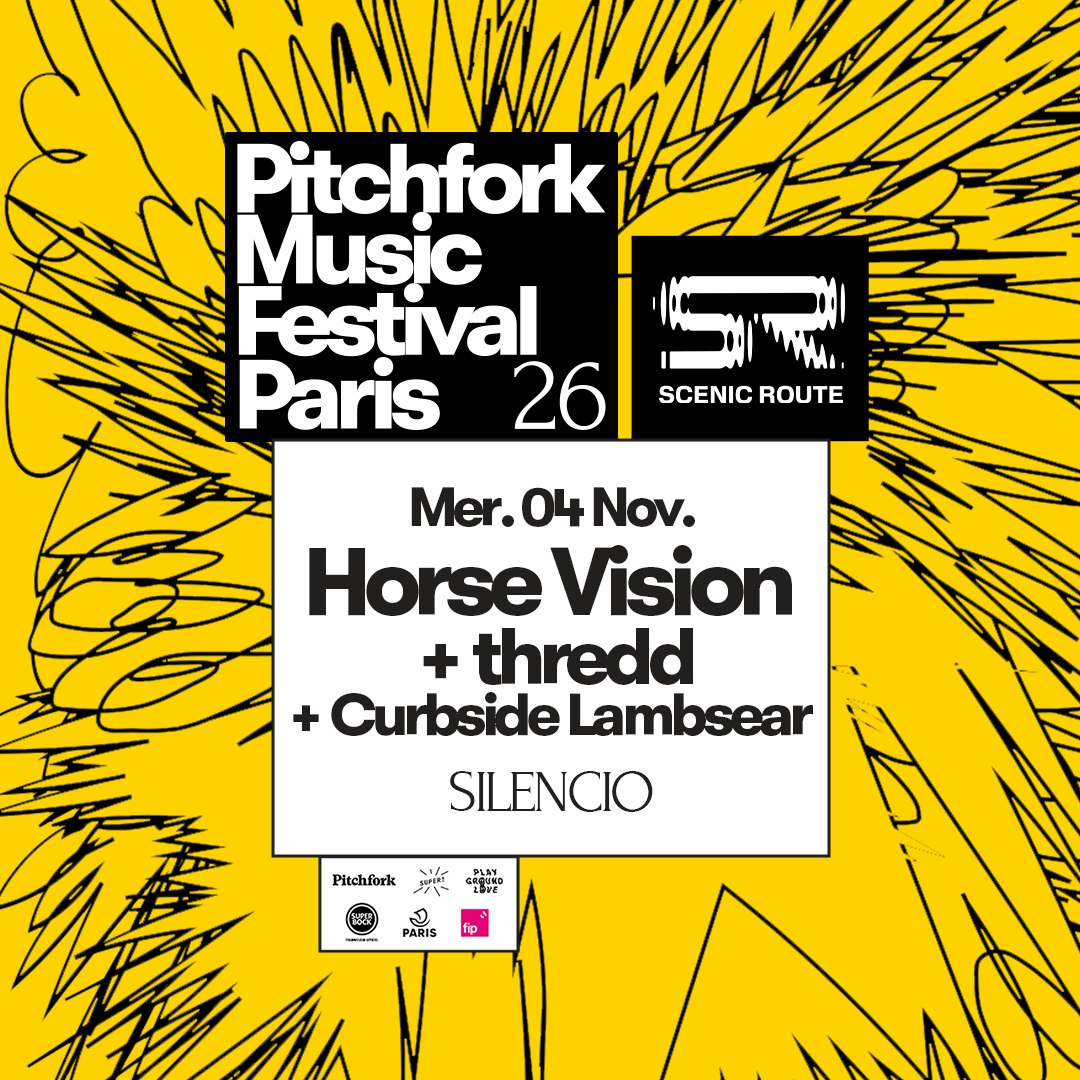 Horse Vision + Thredd + Curbside Lambsear — Pitchfork Music Festival Paris 2026
