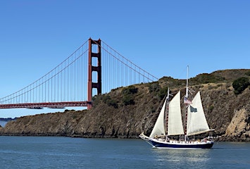 Wildlife Sail under the Golden Gate Bridge - Schooner Freda B 2026