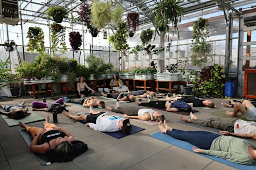 Grow+Gather Greenhouse Yoga  Sound+Flow