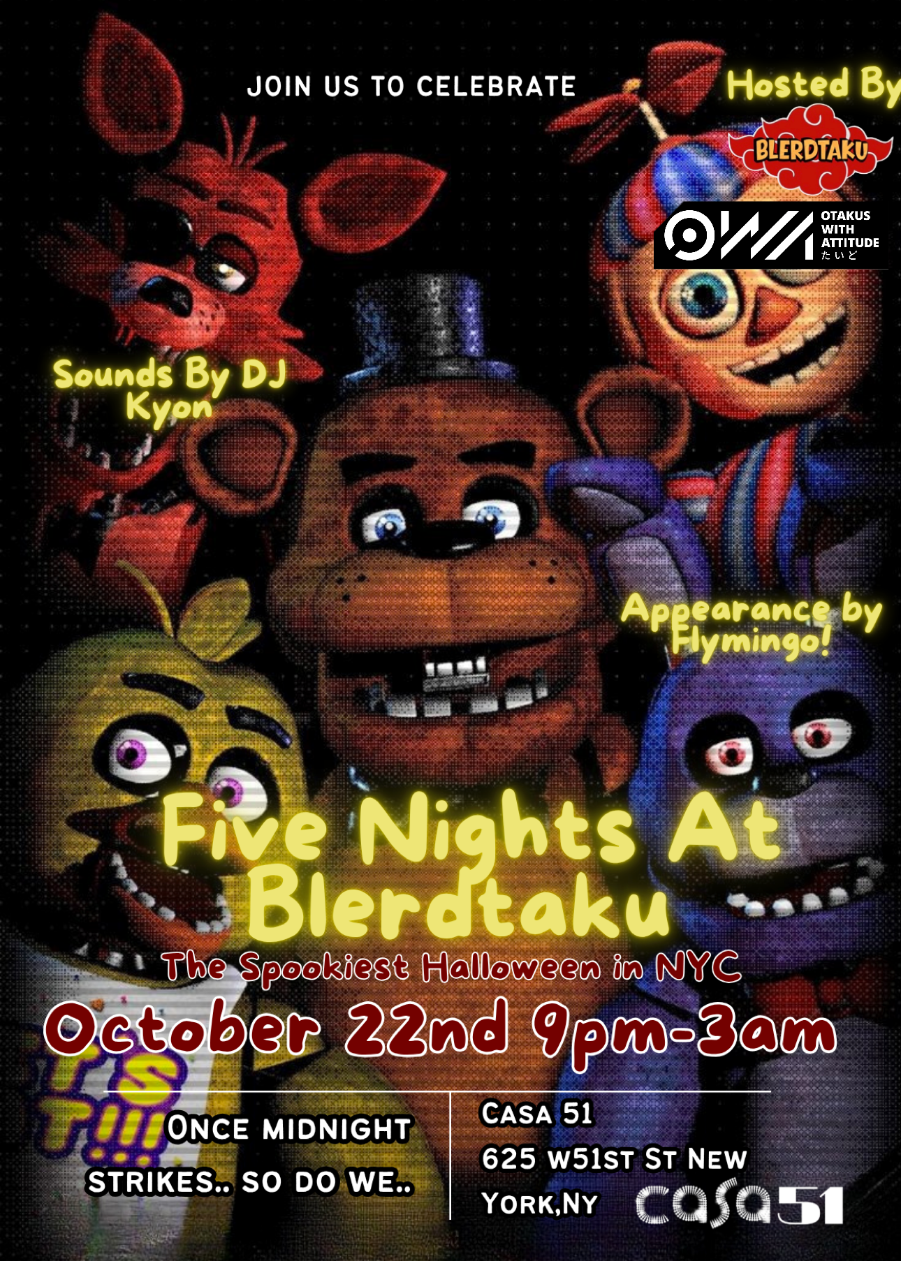 OWA & Blerdtaku : 5 Night At Blerdtaku
