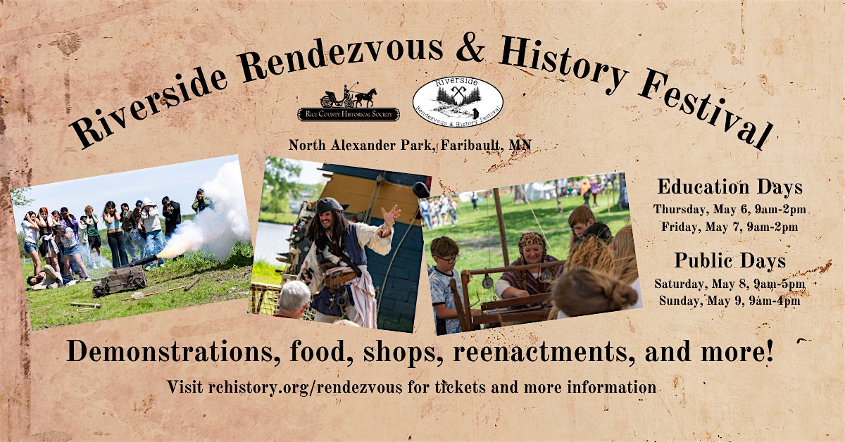 3rd Annual Riverside Rendezvous & History Festival