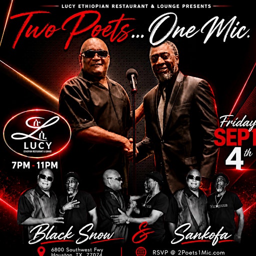 2 POETS 1 MIC SERIES featuring BLACK SNOW and SANKOFA