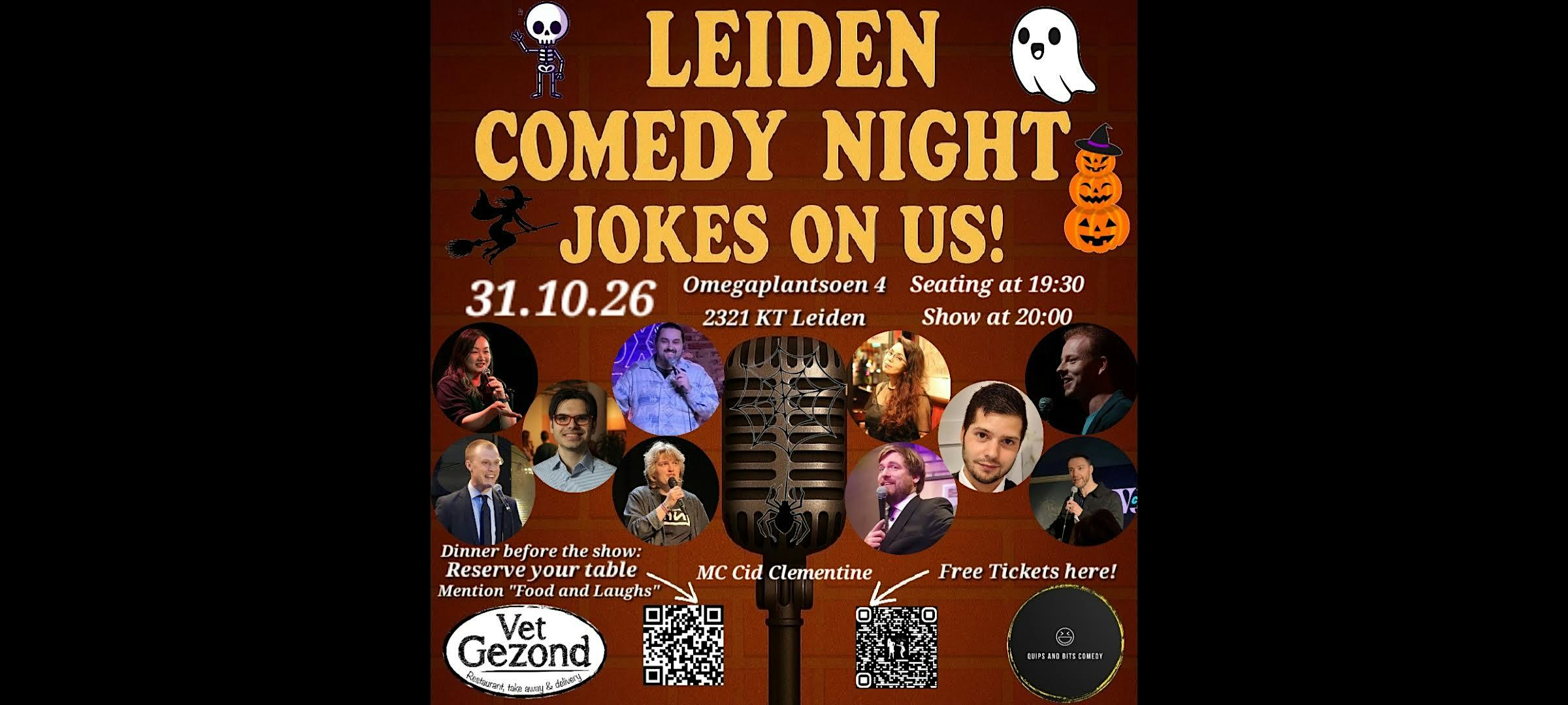 Leiden Halloween Comedy Night: Jokes on us!