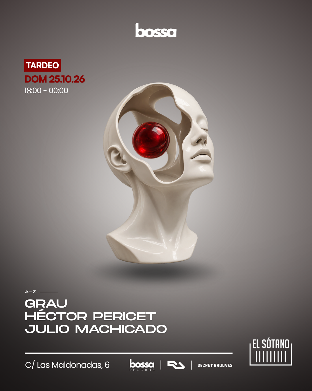 BOSSA TARDEO: Grau, Héctor Pericet, Julio Machicado