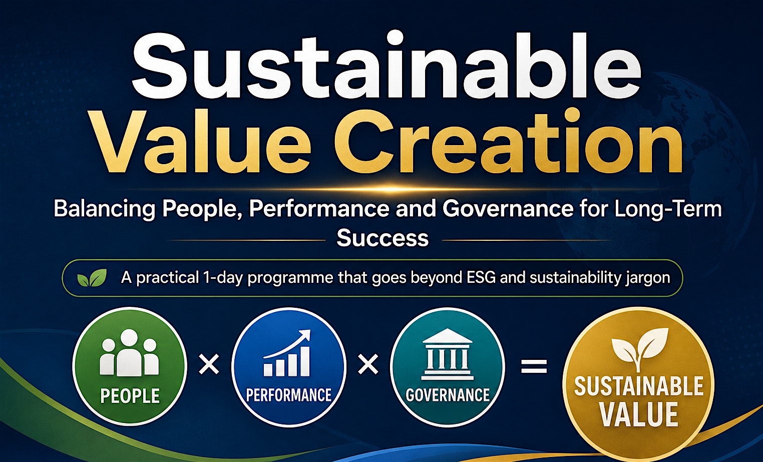 SUSTAINABLE VALUE CREATION