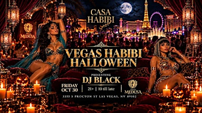 VEGAS HABIBI HALLOWEEN | Middle Eastern x Latin Night | OCTOBER 30
