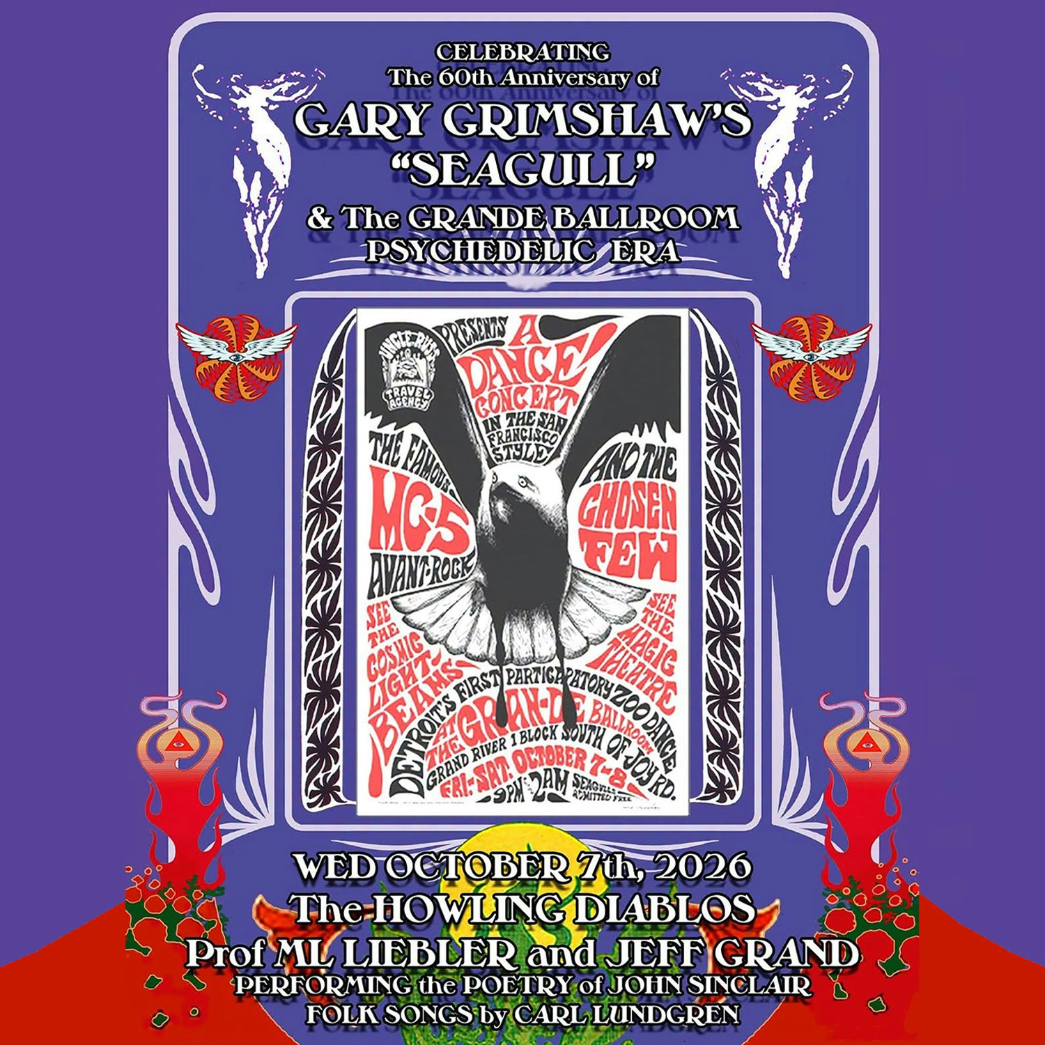 60th Anniversary of Gary Grimshaw's "SEAGULL" | Grande Ballroom