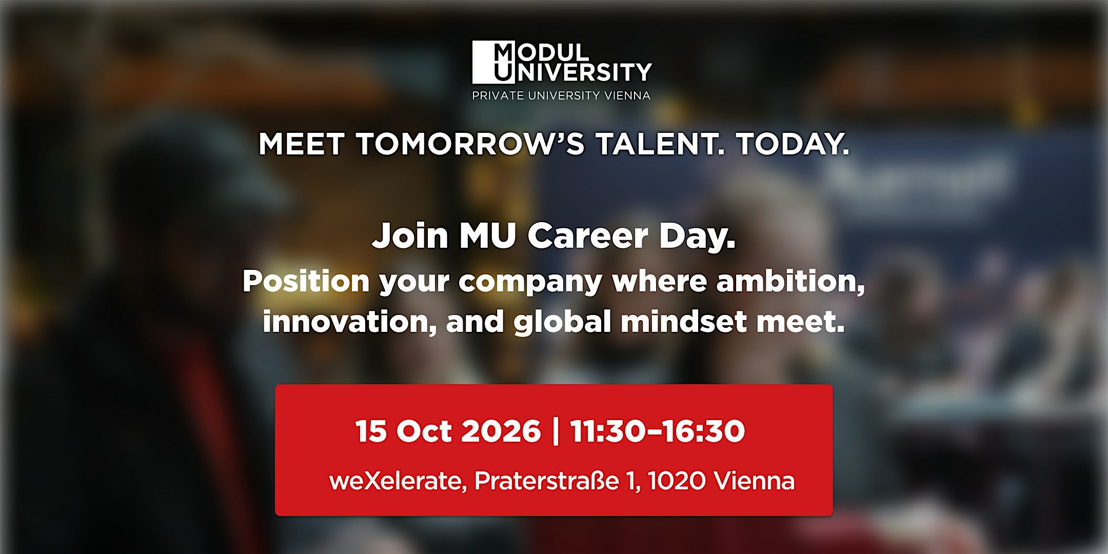 Modul University's Career Day 2026 - Company Registration