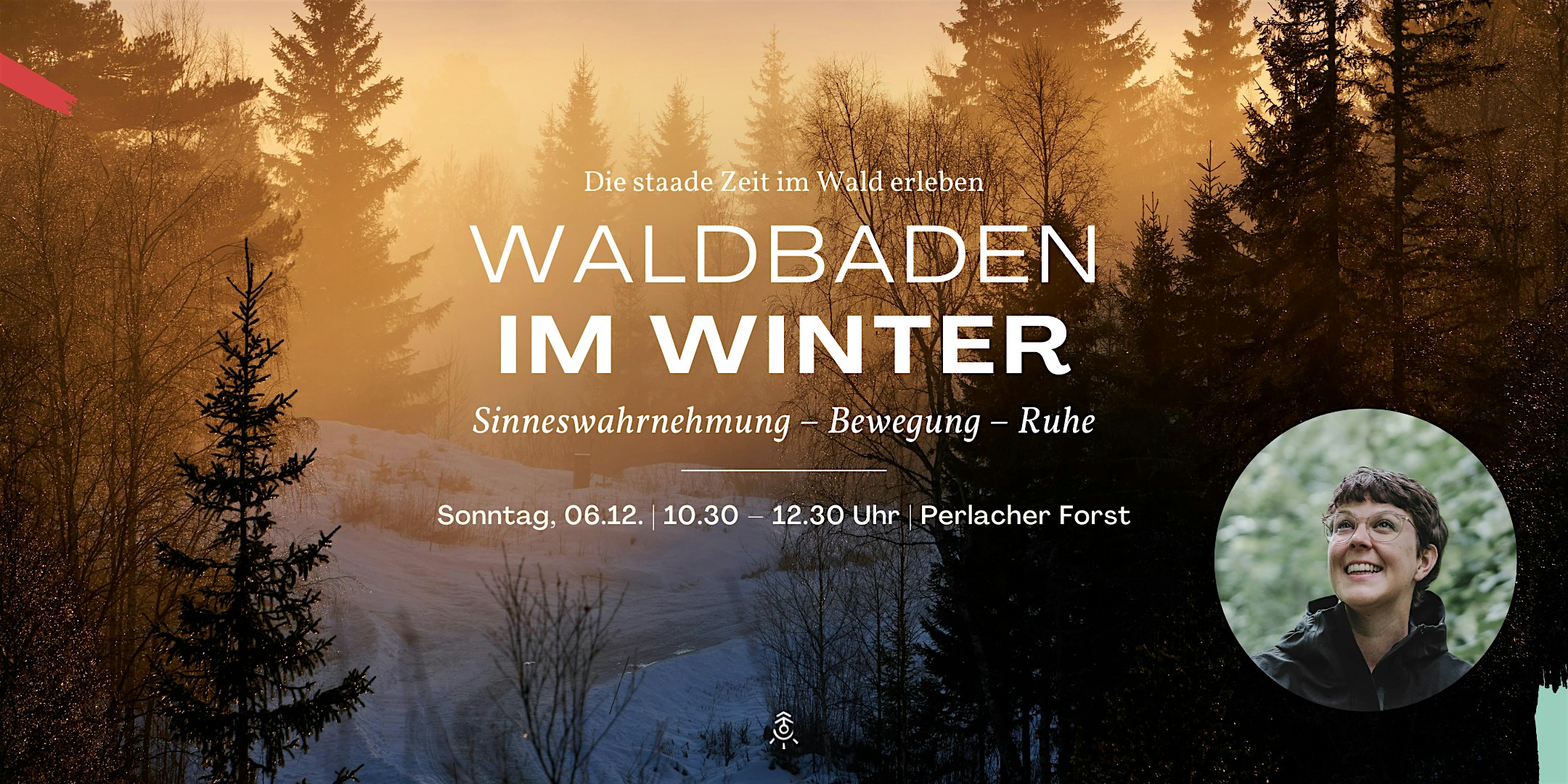 Waldbaden im Winter
