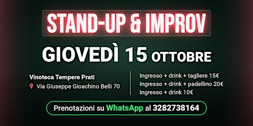 STAND-UP COMEDY & IMPROV
