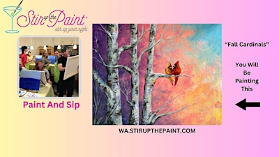 Seattle Paint and Sip, Paint Party, Paint Night  With Stir Up The Paint