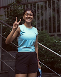 Long run with Coach Poonam