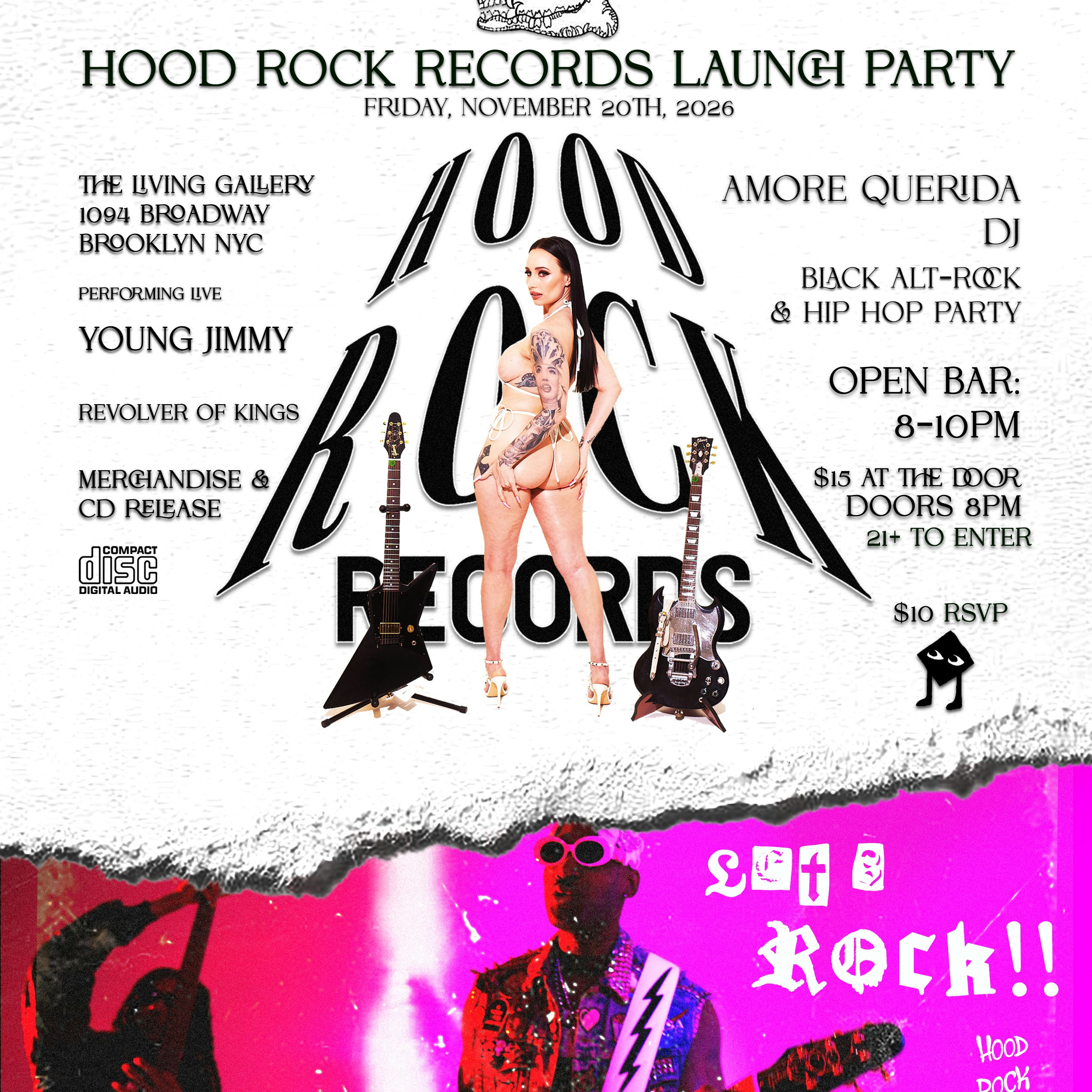 HOOD ROCK RECORDS Launch Party
