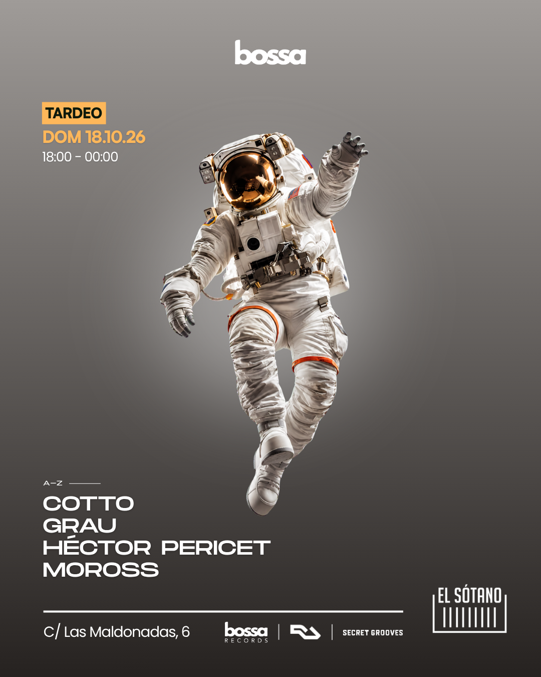 BOSSA: Cotto, Grau, Héctor Pericet, Moross
