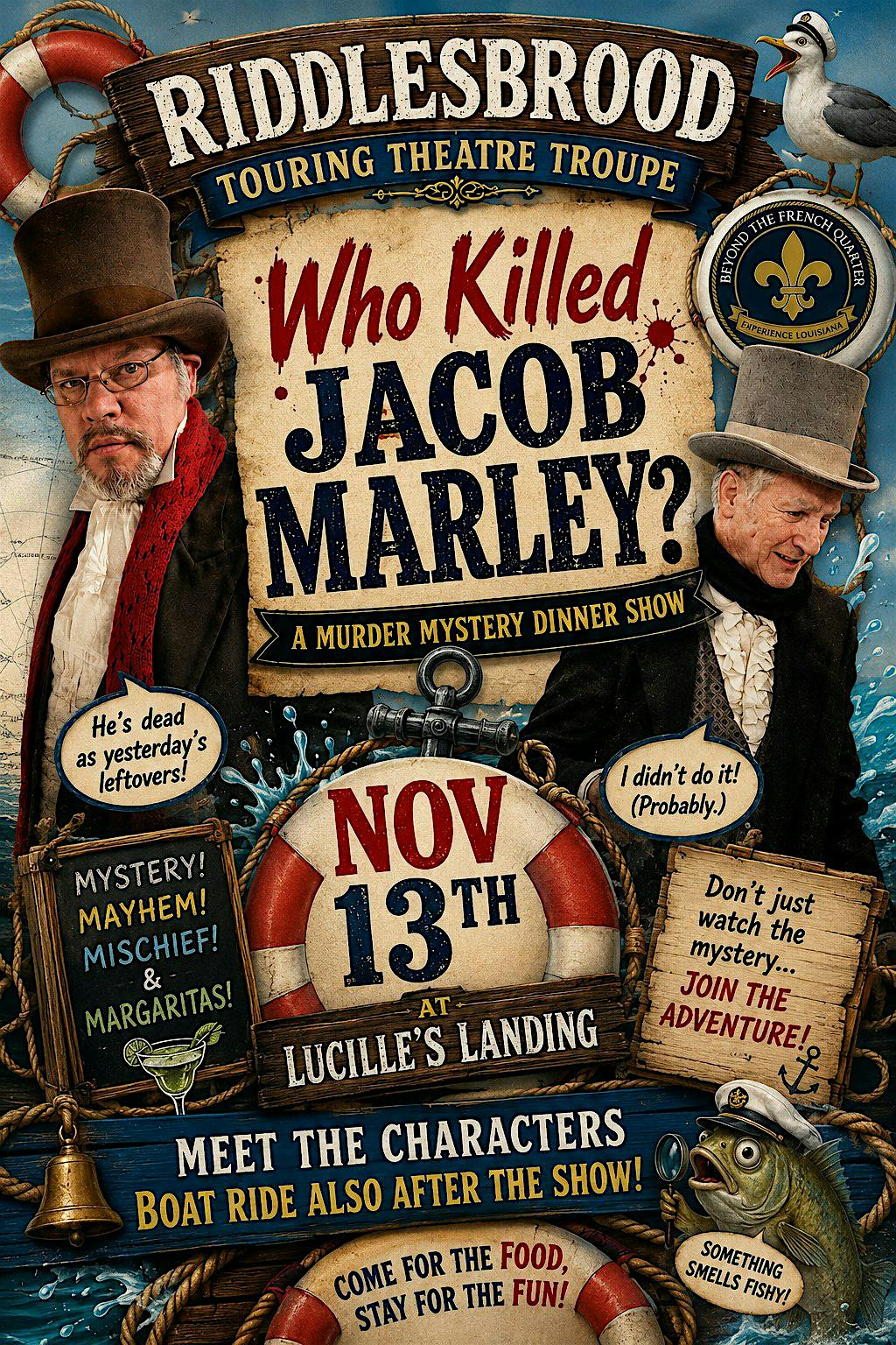 Mystery Theater and Dinner- Who Killed Jacob Marley