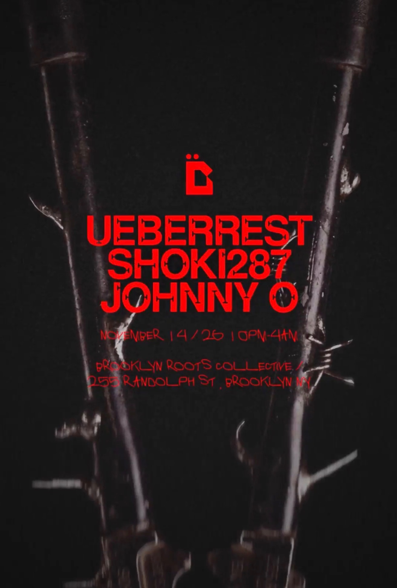 AGAPĒ PRESENTS: UEBERREST + SHOKI287