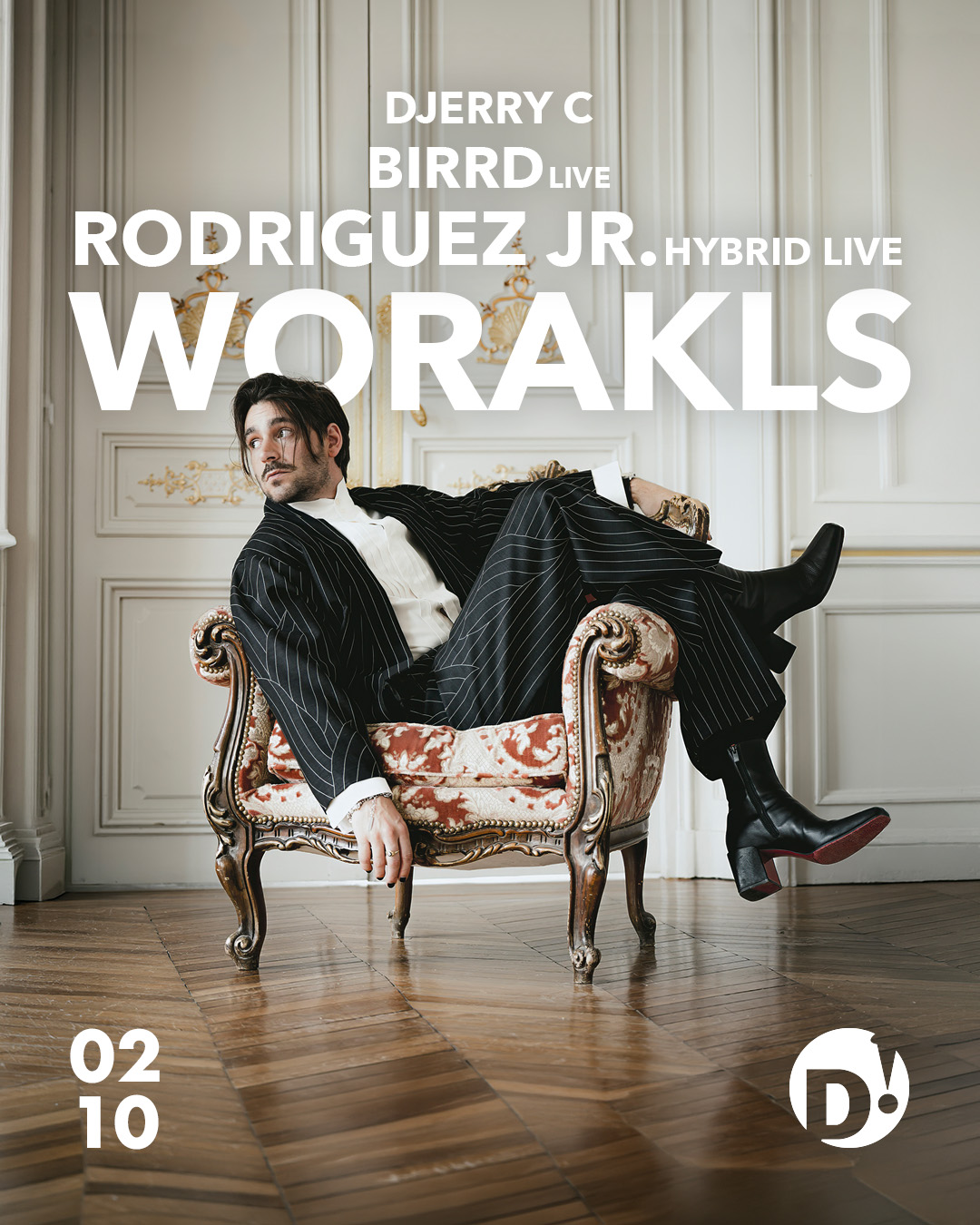 Worakls, RODRIGUEZ JR live, BIRRD => Space Odyssey