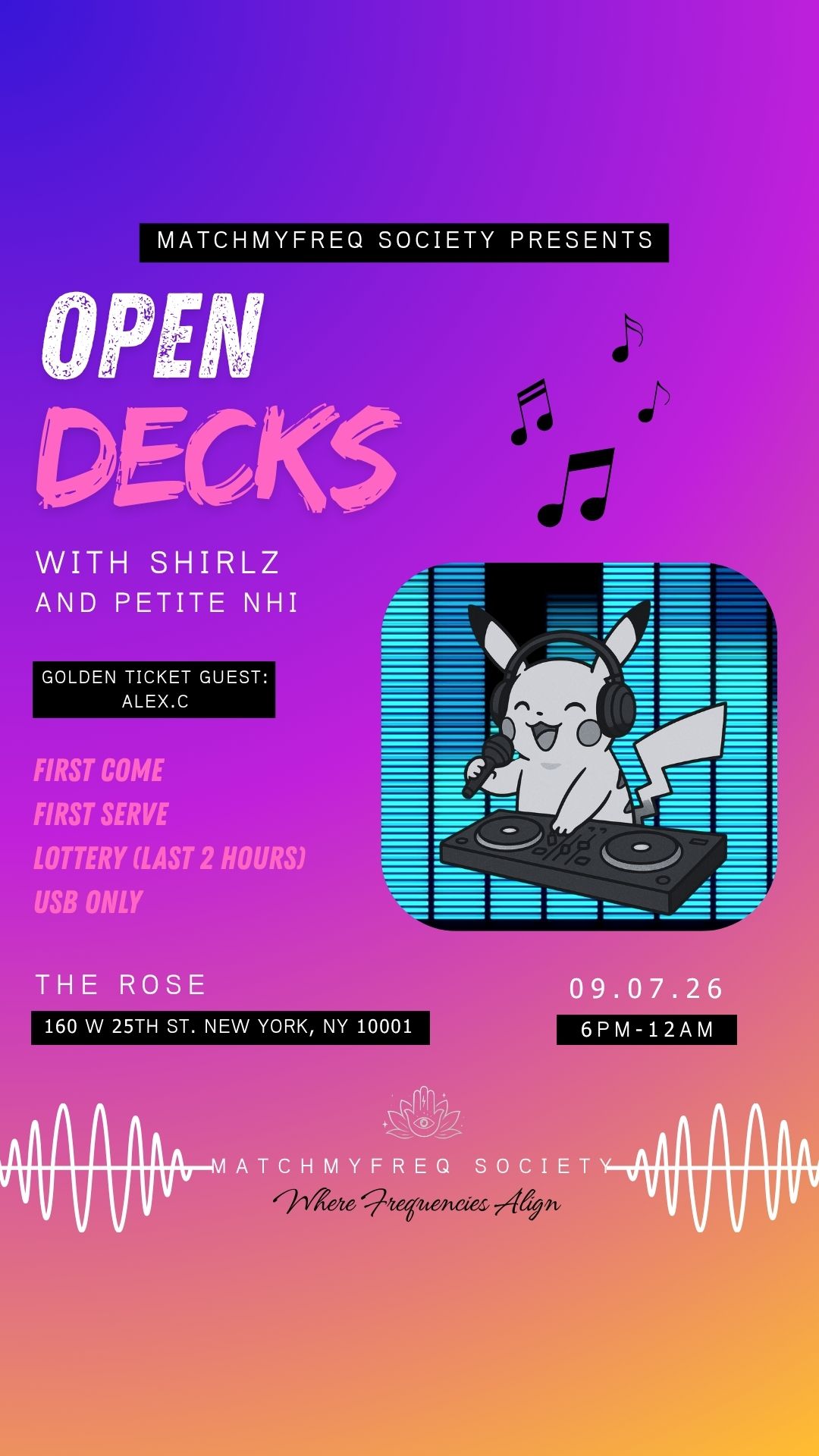 MMF Society Open Decks