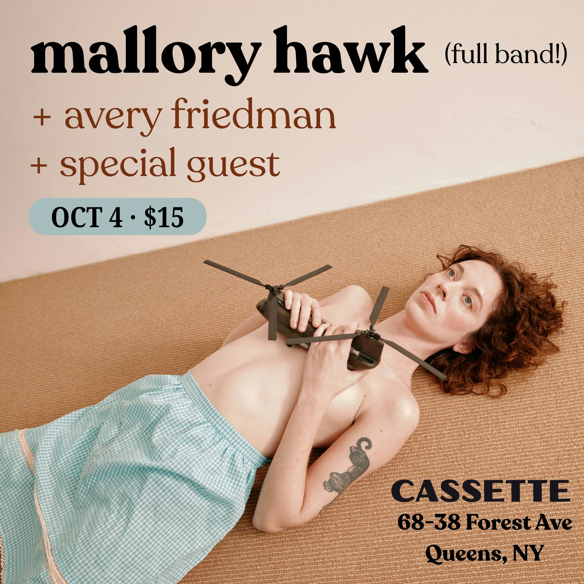 MALLORY HAWK, AVERY FRIEDMAN, SPECIAL GUEST