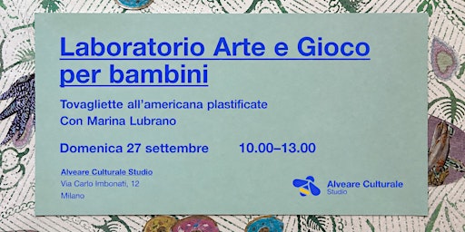 Arte e Gioco – Laboratorio creativo per bambini e famiglie